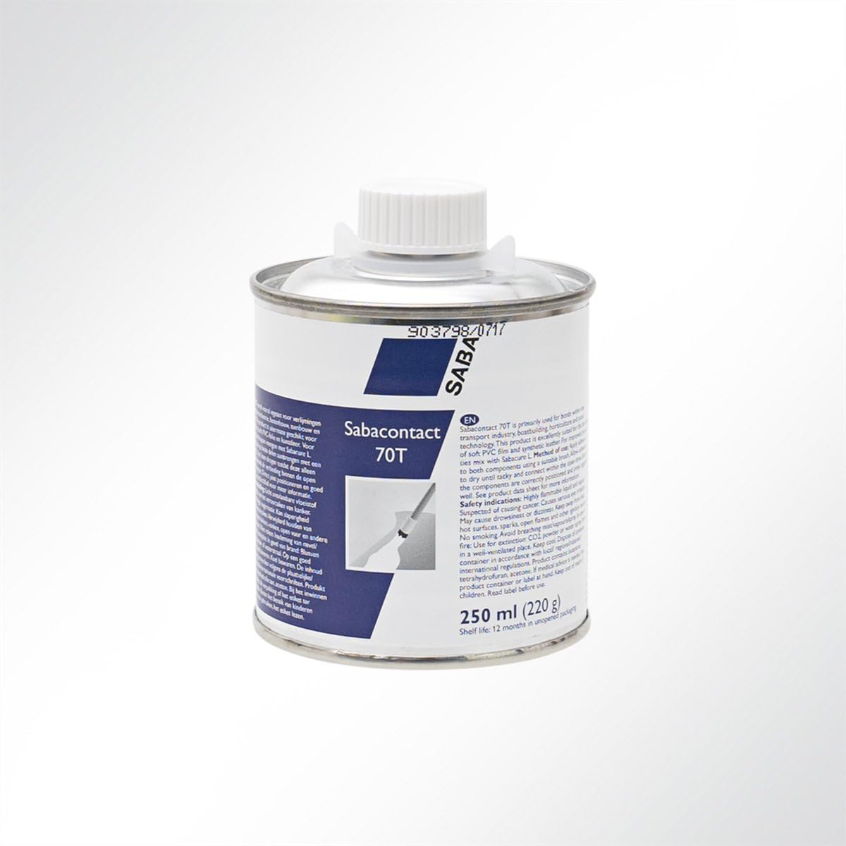 abacontact 70T PVC-Kleber, wasserfester PVC-Kleber, Planenkleber 250 ml, Kleber für Teichfolien, Kleber mit Flicken, PVC-Kleber wetterfest, Kleber für Schlauchboote, LKW-Planen Reparatur, Sabacontact 250 ml, Planenkleber Set, Planen Reparaturkleber.