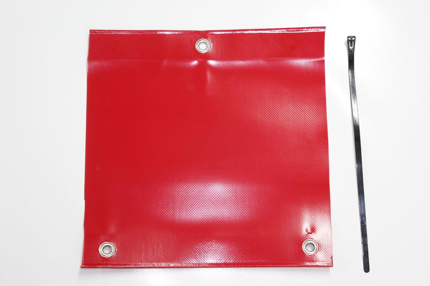 Rote Warnflagge 30x30 cm nach §22 StVO – Ladungssicherung für Anhänger & Fahrradträger, wasserdicht