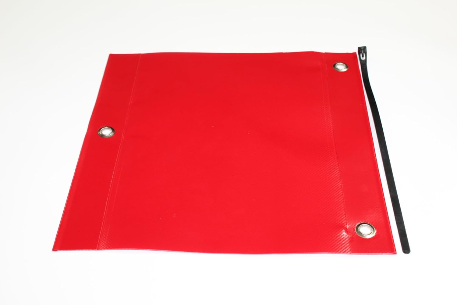 Rote Warnflagge 30x30 cm nach §22 StVO – Ladungssicherung für Anhänger & Fahrradträger, wasserdicht